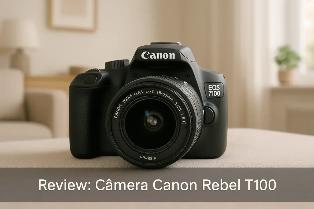 Canon EOS Rebel T100: qualidade e conectividade