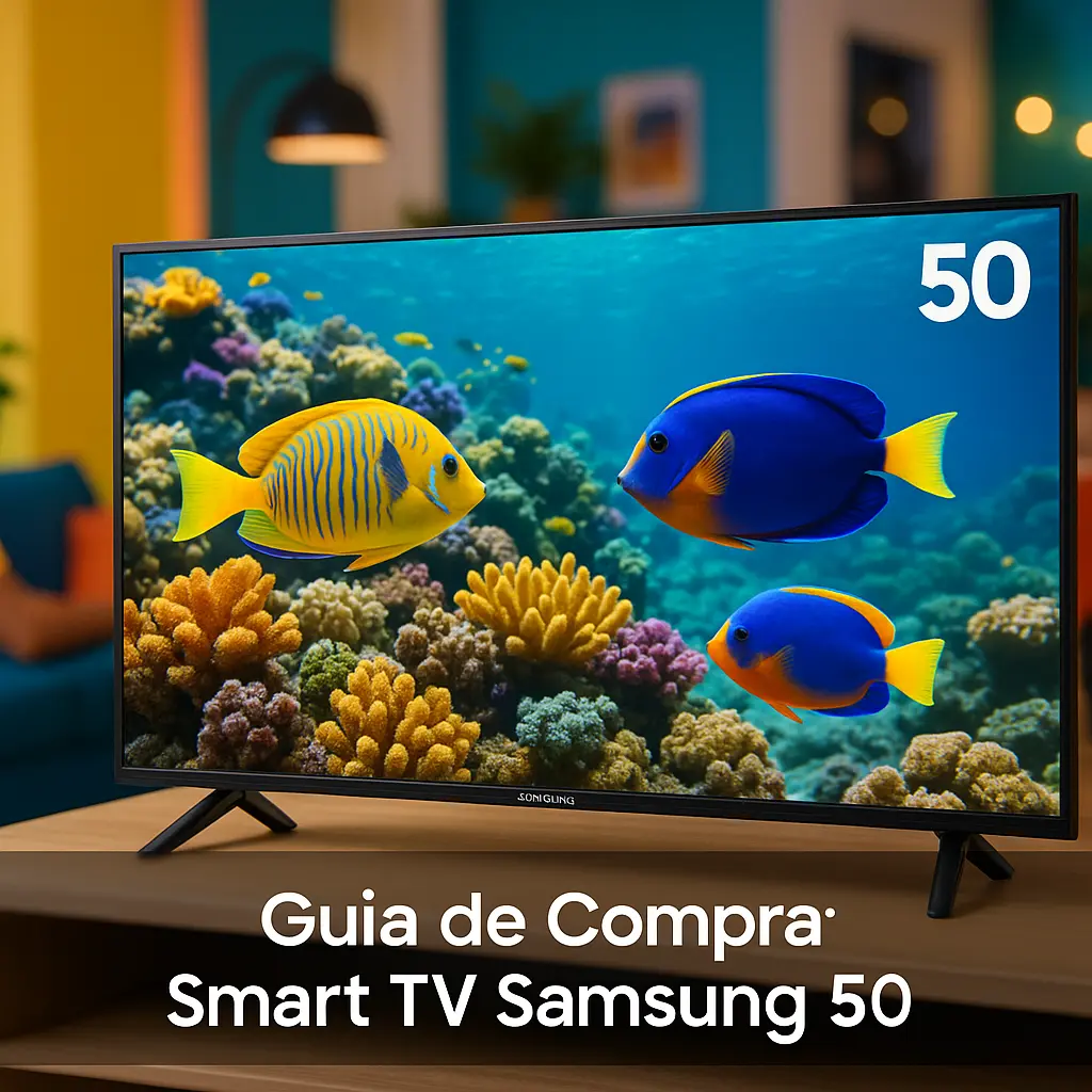 5 Melhores Smart TVs Samsung 50" para Comprar em 2025