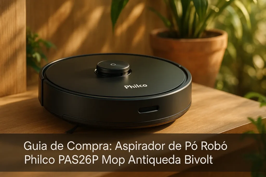 5 Melhores Aspiradores de Pó Robô Philco PAS26P Mop Antiqueda Bivolt