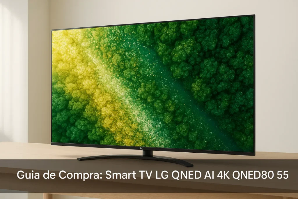 5 Melhores Smart TVs LG QNED AI 4K 55" em 2025