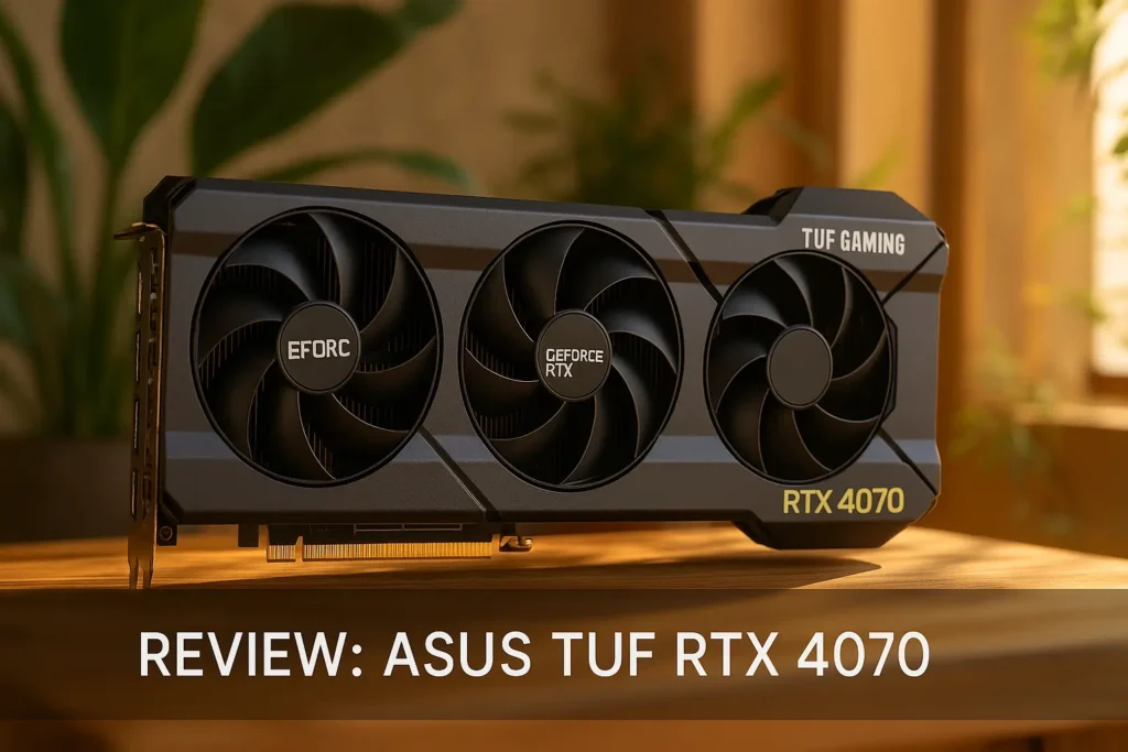 ASUS TUF RTX 4070 surpreende nos testes