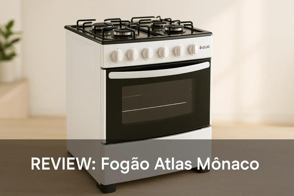 Fogão Atlas Mônaco Top Glass é bom? Veja o veredito