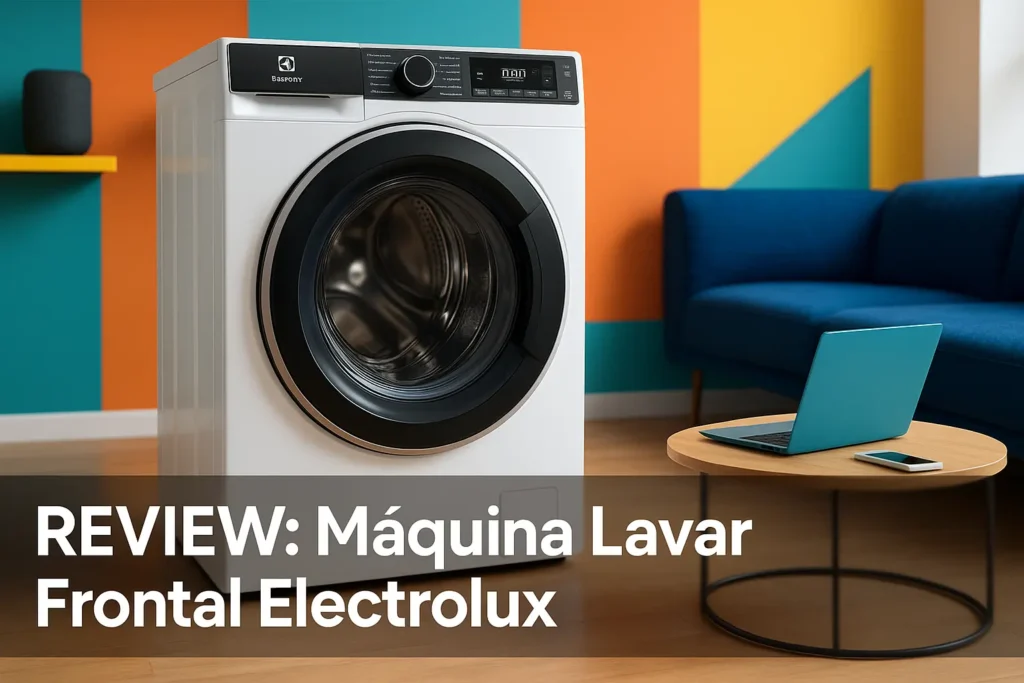 Máquina de lavar Electrolux LFE11: eficiência e vapor