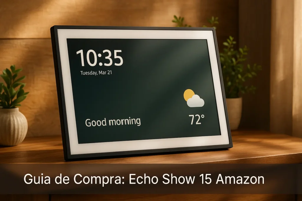 5 Melhores Echo Show 15 Amazon para Transformar sua Casa
