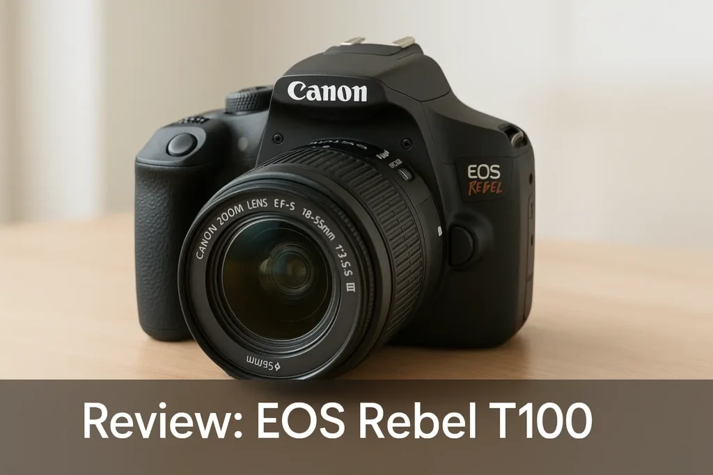EOS Rebel T100: simples, leve e surpreendente