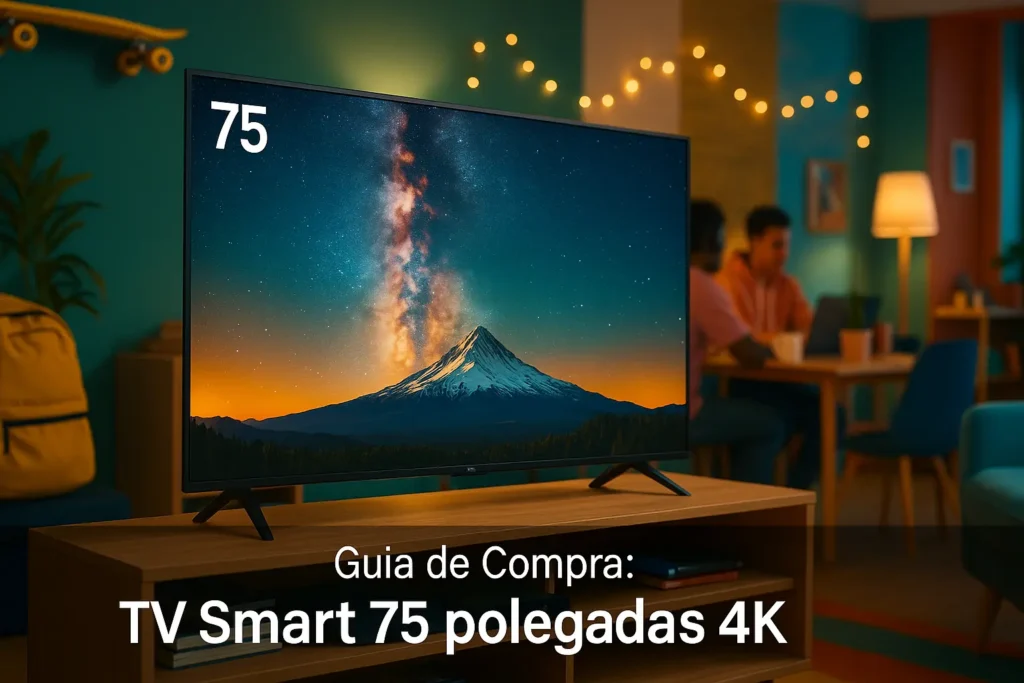 Guia de Compra: 5 Melhores TV Smart 75 Polegadas 4K em 2025