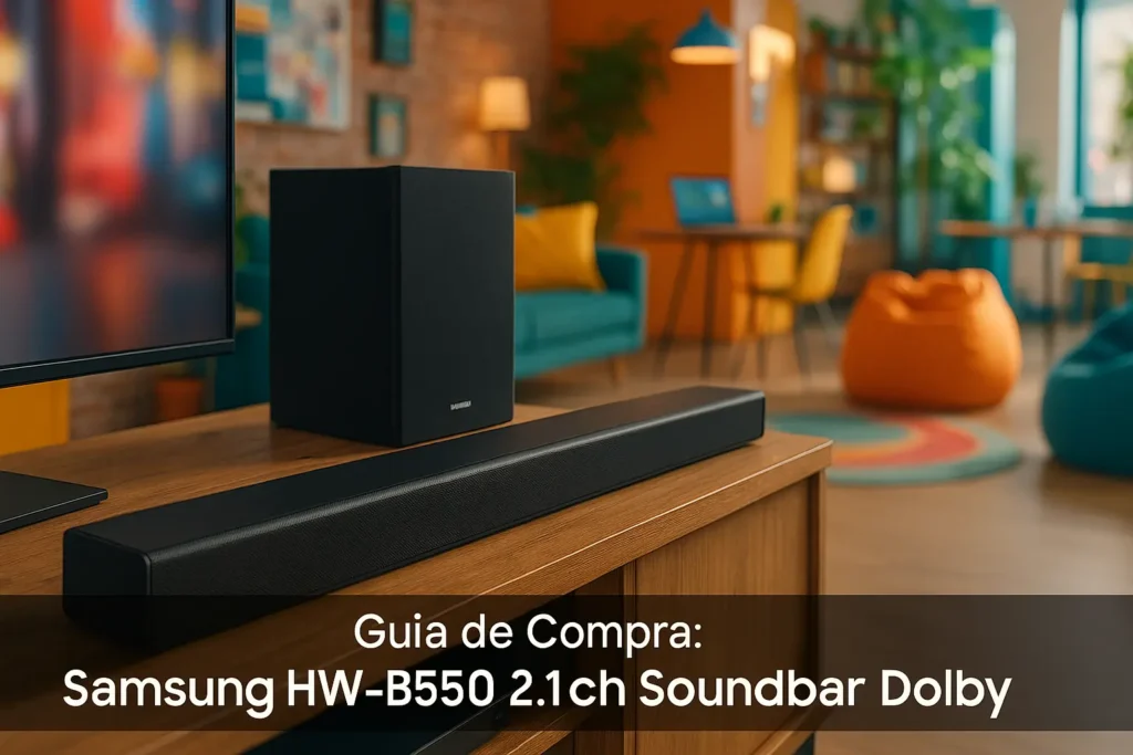 Guia de Compra: 5 Melhores Soundbars Samsung HW-B550 2.1ch com Dolby para 2025