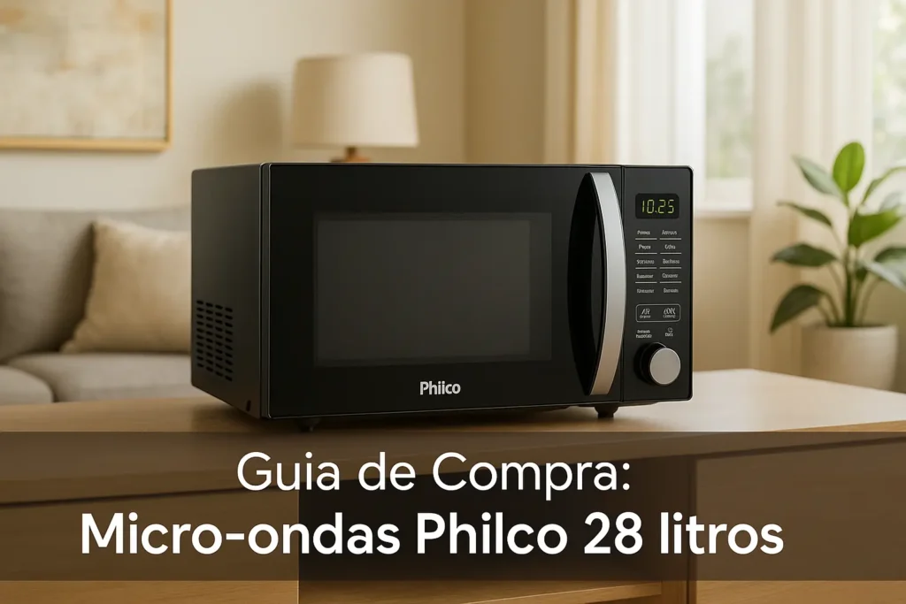 Guia de Compra: 5 Melhores Microondas Philco 28 Litros para 2025