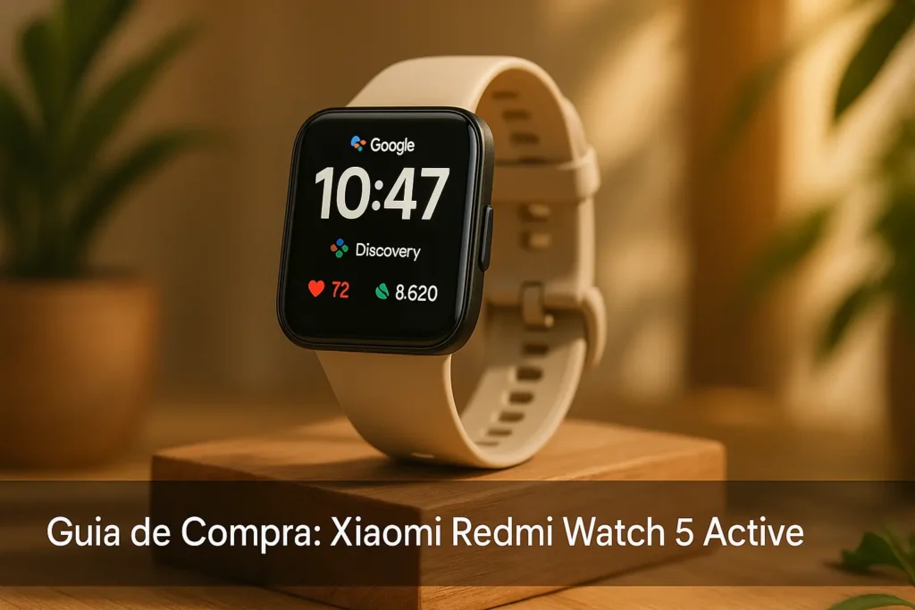 Guia de Compra: 5 Xiaomi Redmi Watch 5 Active com Nota Máxima dos Consumidores