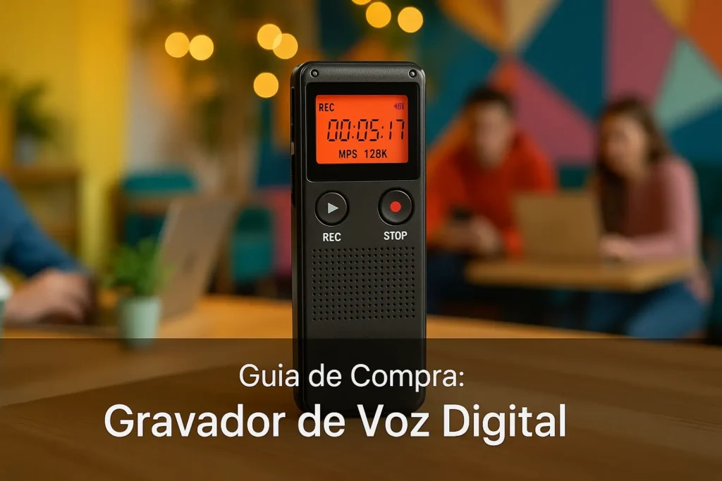 5 Melhores Gravadores de Voz Digital que Realmente Valem a Pena