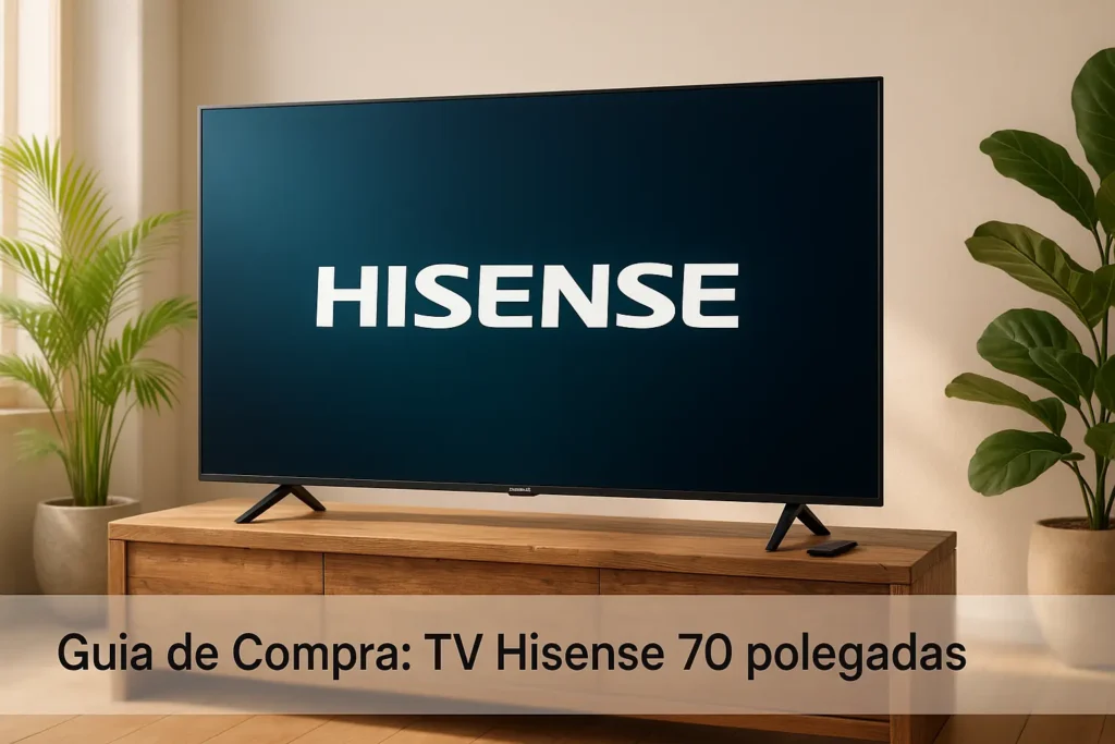 Guia de Compra: As 5 Melhores TV Hisense 70 polegadas para 2025