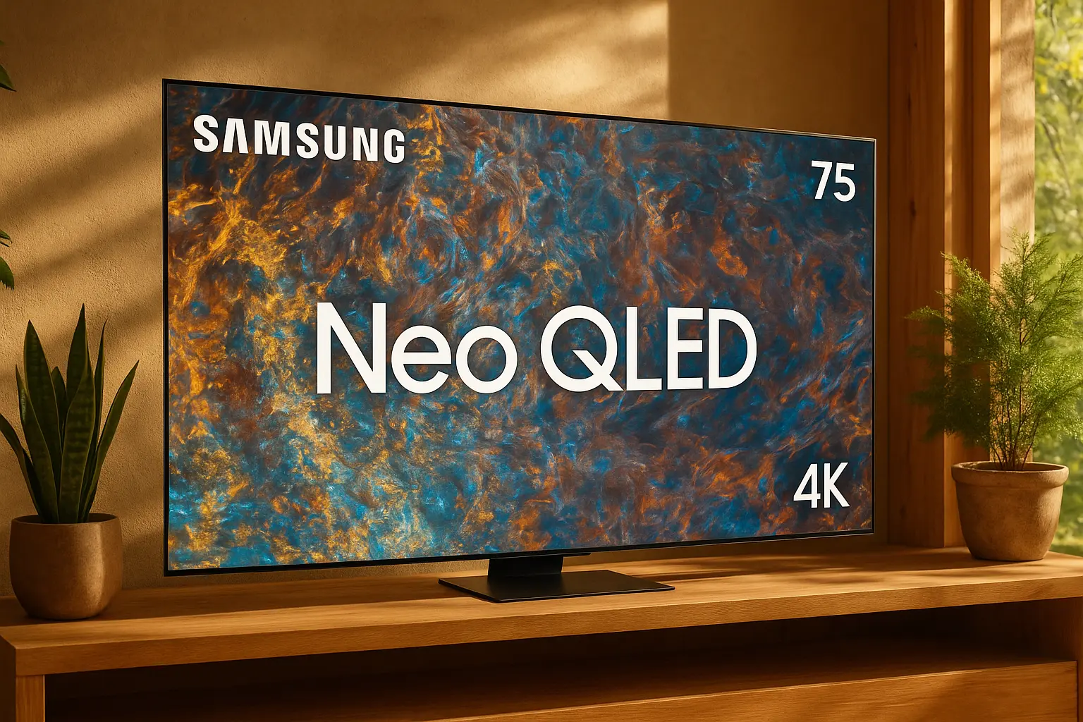 Samsung smart TV 75 polegadas 4K Samsung NEO QLED bom e barato que valem a pena