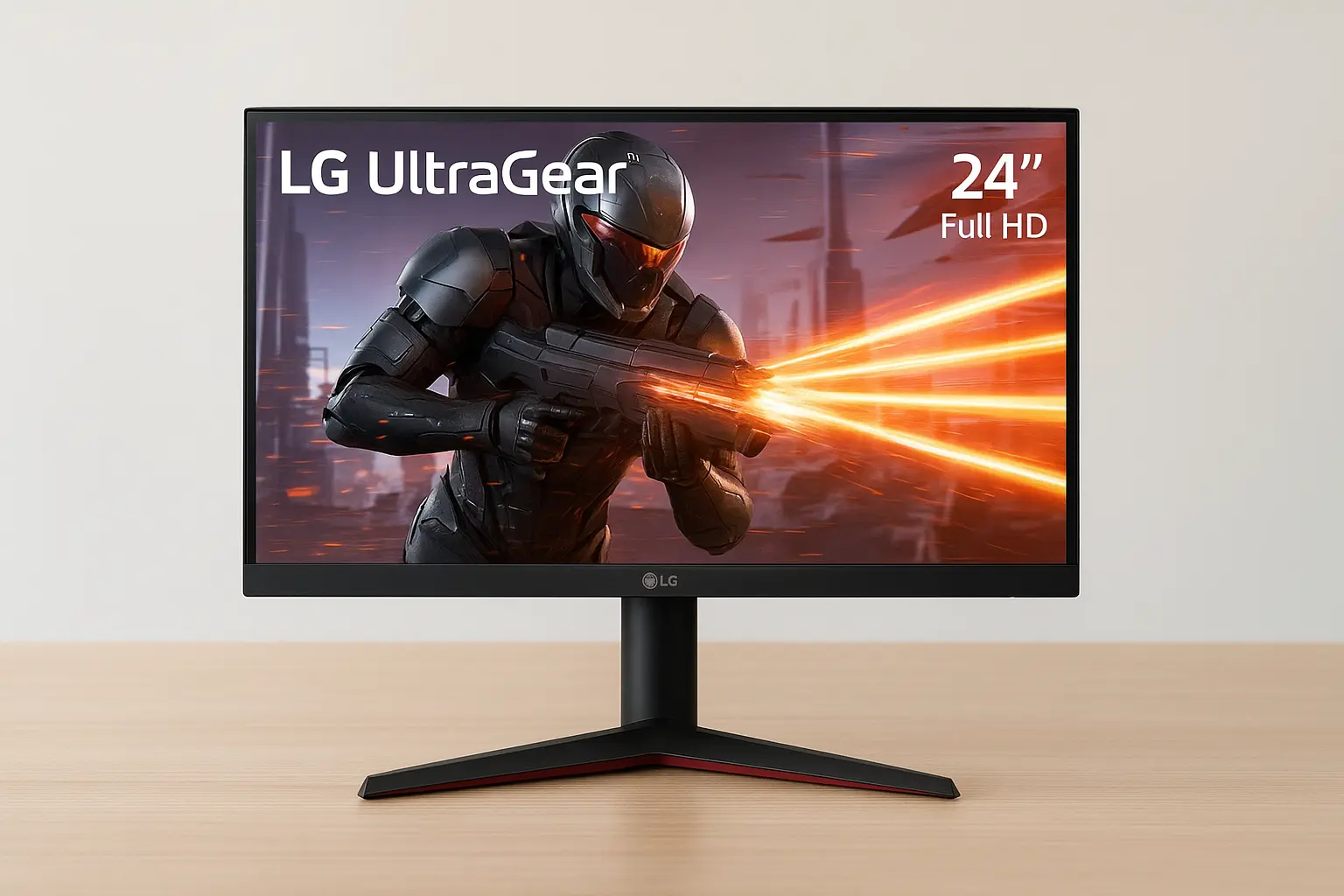 Monitor gamer LG UltraGear 24 Full HD barato