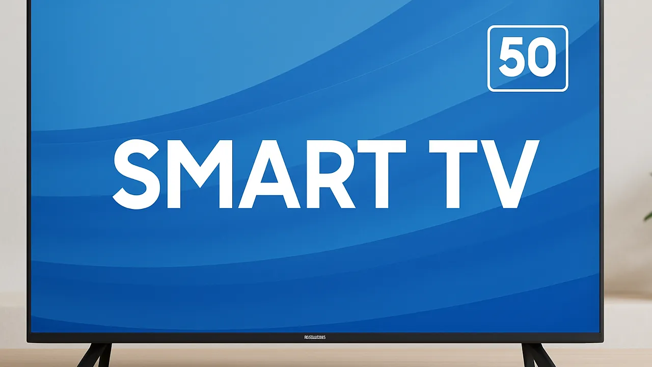 Compactas e surpreendentes: 5 melhores TV Smart Samsung 50 em 2025