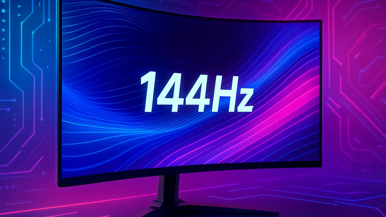 5 Monitores 144Hz Curvos com Visual Imersivo e Resposta Rápida