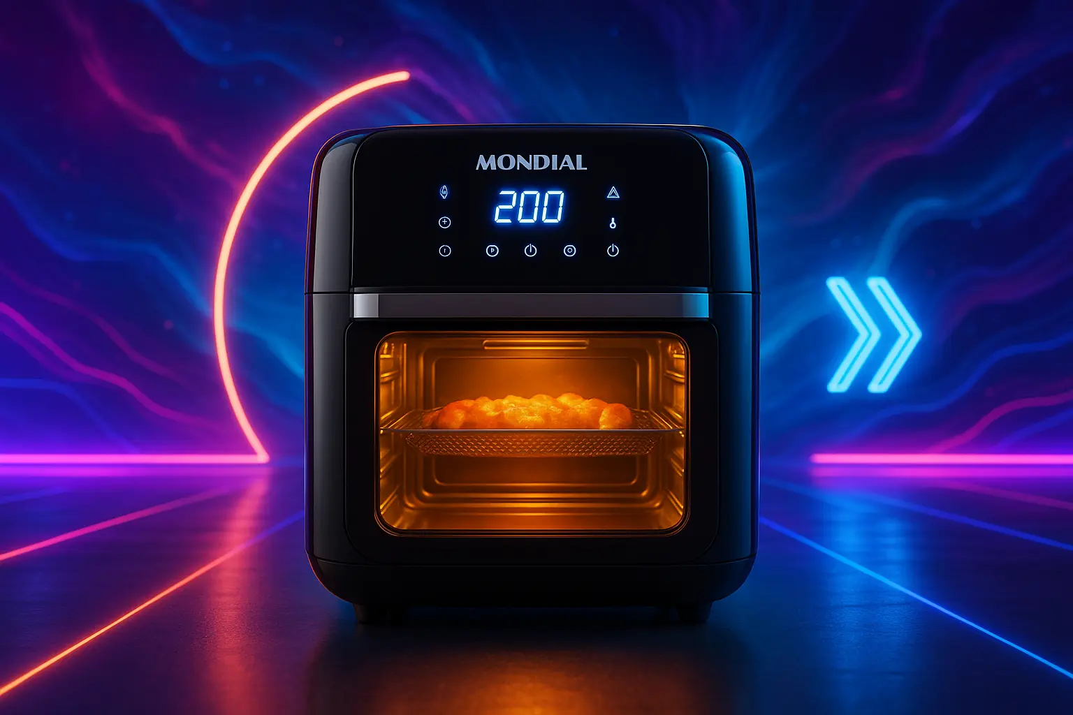 Guia rápido: 6 Air Fryer Mondial forno Oven com mais recursos