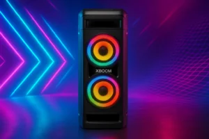 Melhor caixa de som torre LG RNC9 Xboom Bluetooth com graves potentes