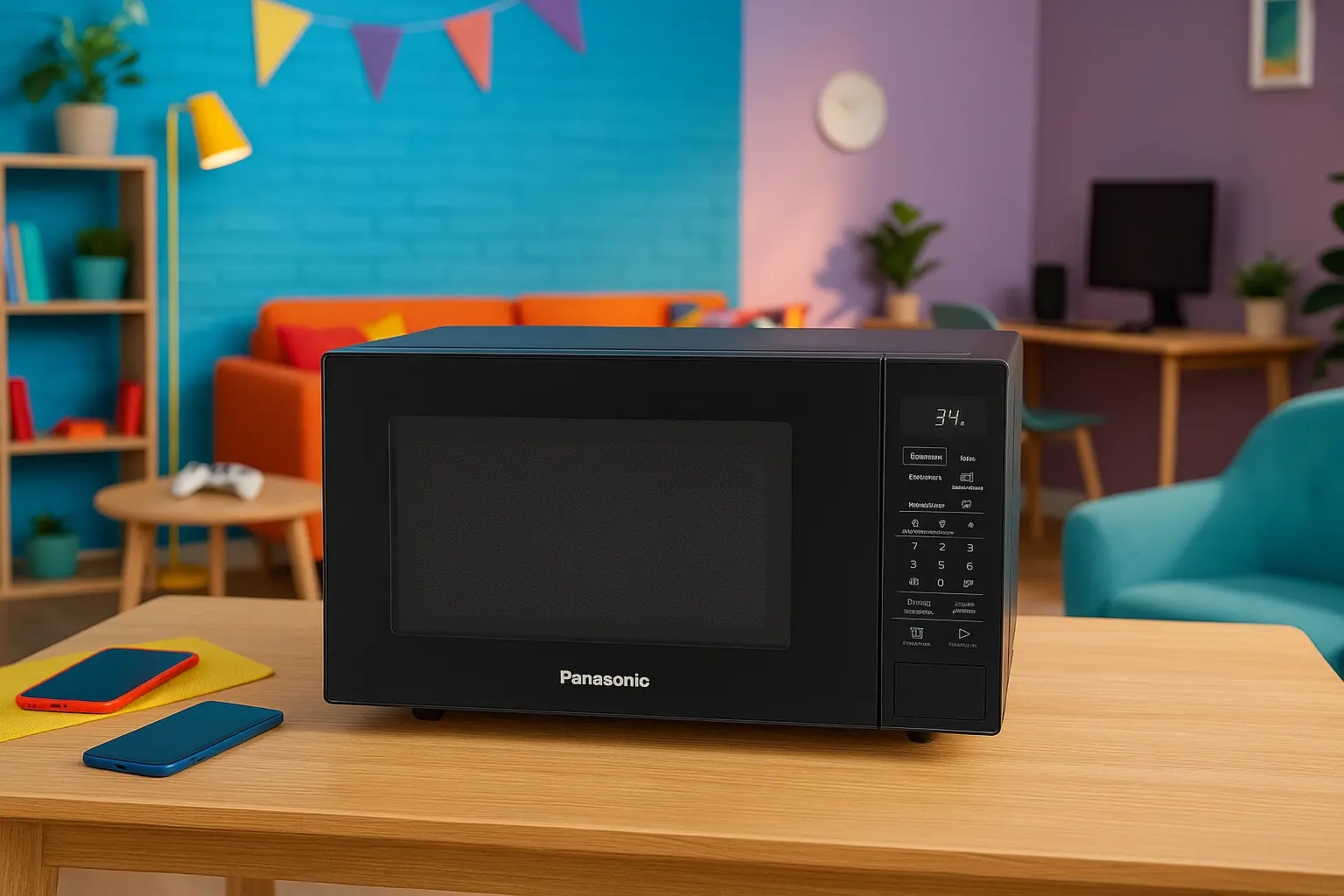 6 microondas Panasonic 34 litros: praticidade com desconto na Amazon
