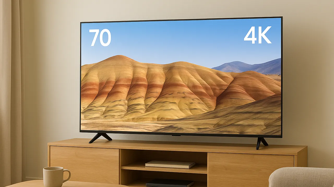 5 Melhores Smart TVs 70 Polegadas 4K com Custo-Benefício Imbatível
