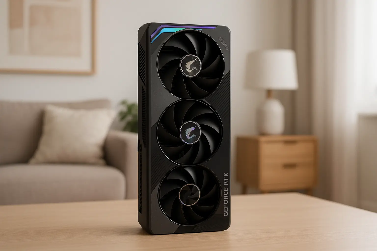 6 Aorus Geforce RTX 4090 master com design premium por preço justo