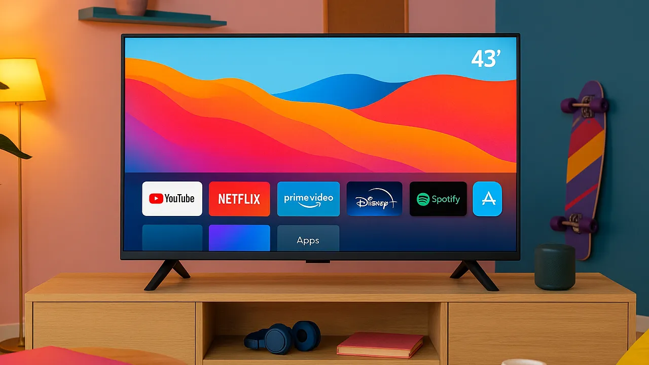 5 Melhores Smart TV 43 com Custo-Benefício Imbatível