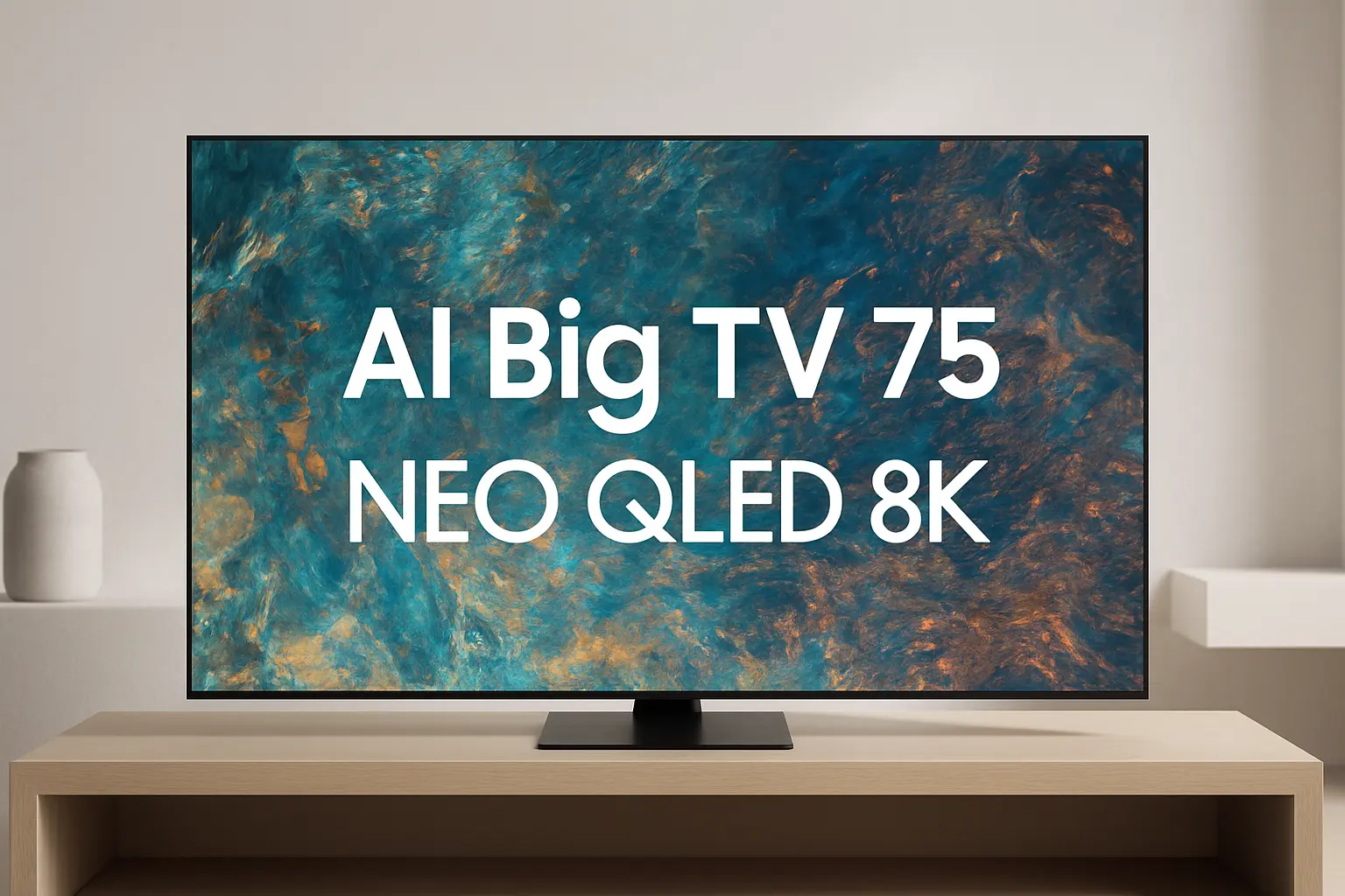 AI Big TV 75 Neo QLED 8K barato com alta avaliação