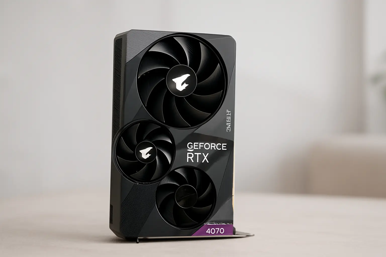 6 notebooks e placas Aorus Master RTX 4070 com design premium