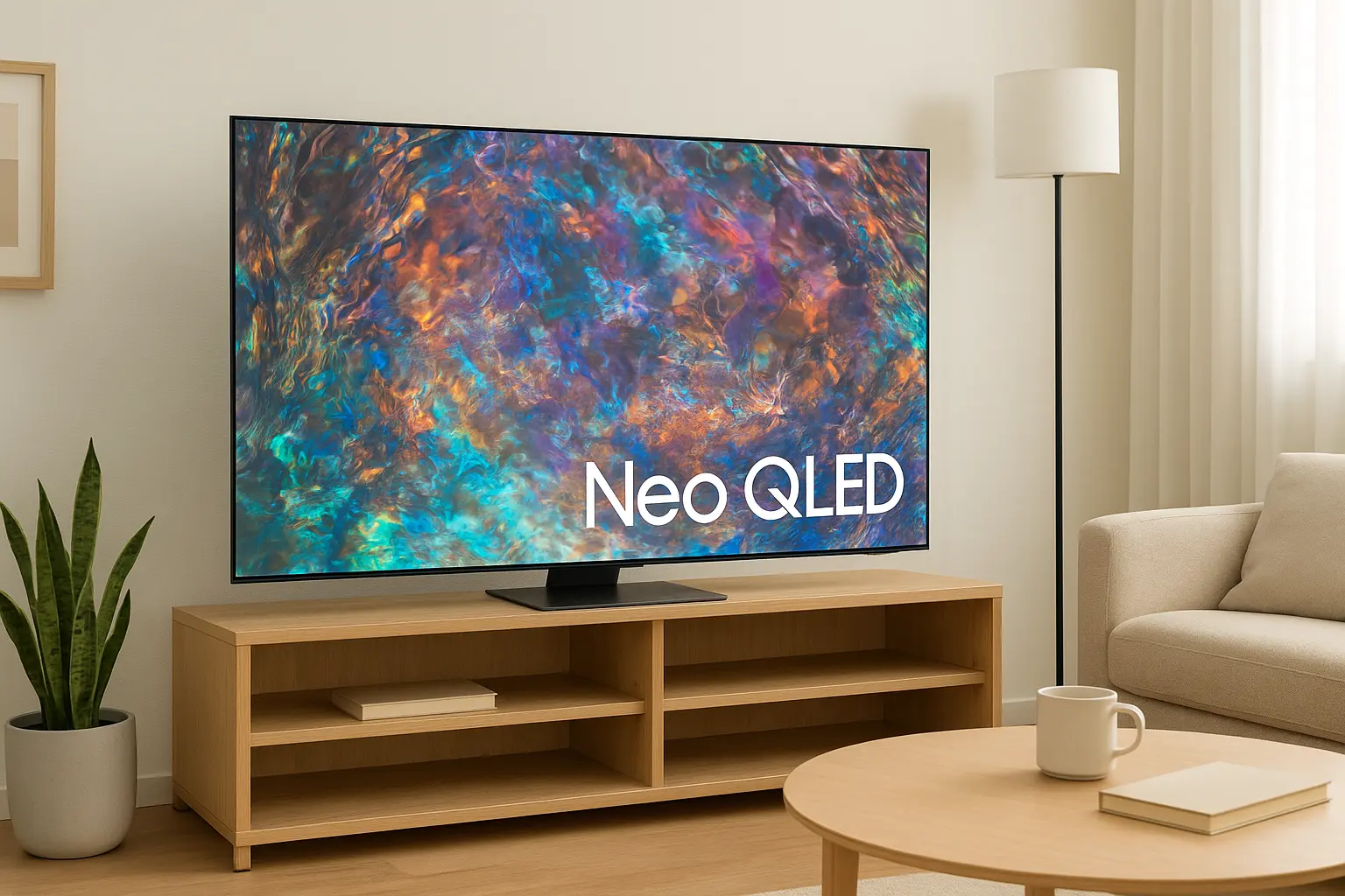 Smart TV 55 4K Neo QLED Mini LED Samsung 55QN85A destaque: 6 modelos premium para qualquer bolso