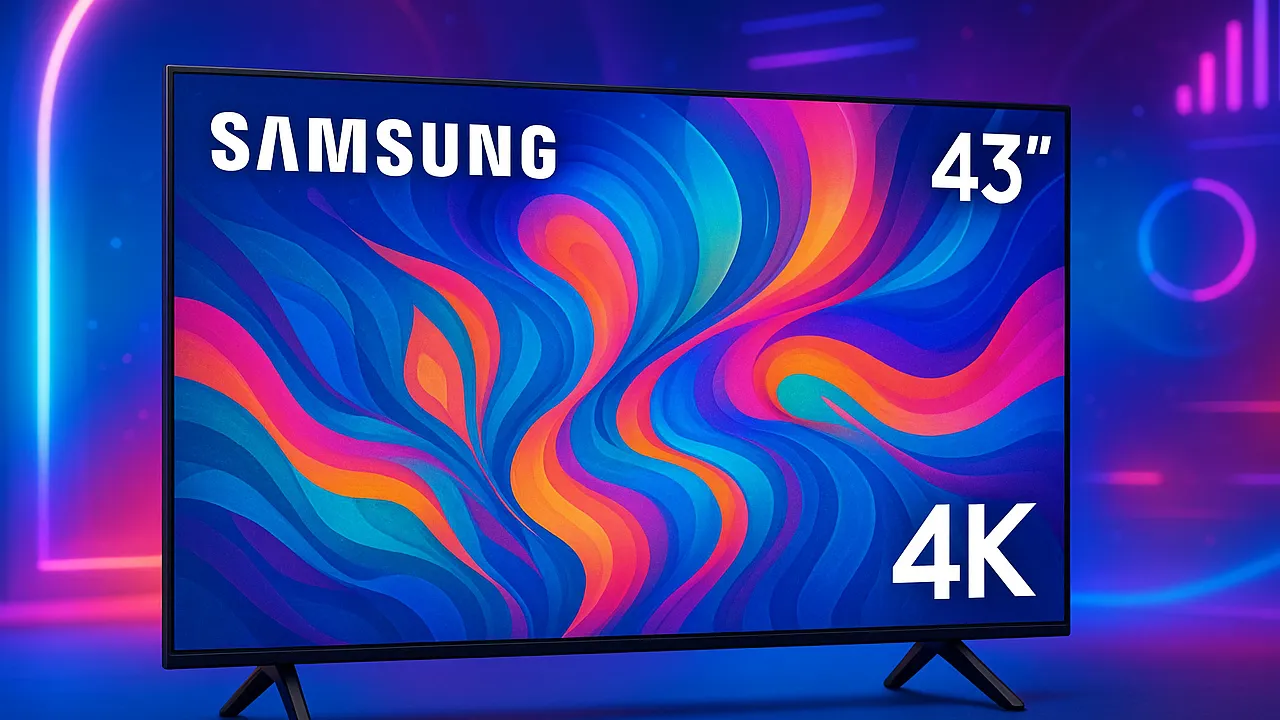 Guia de Compra: 5 Melhores Smart TV 43 4K Samsung em 2025