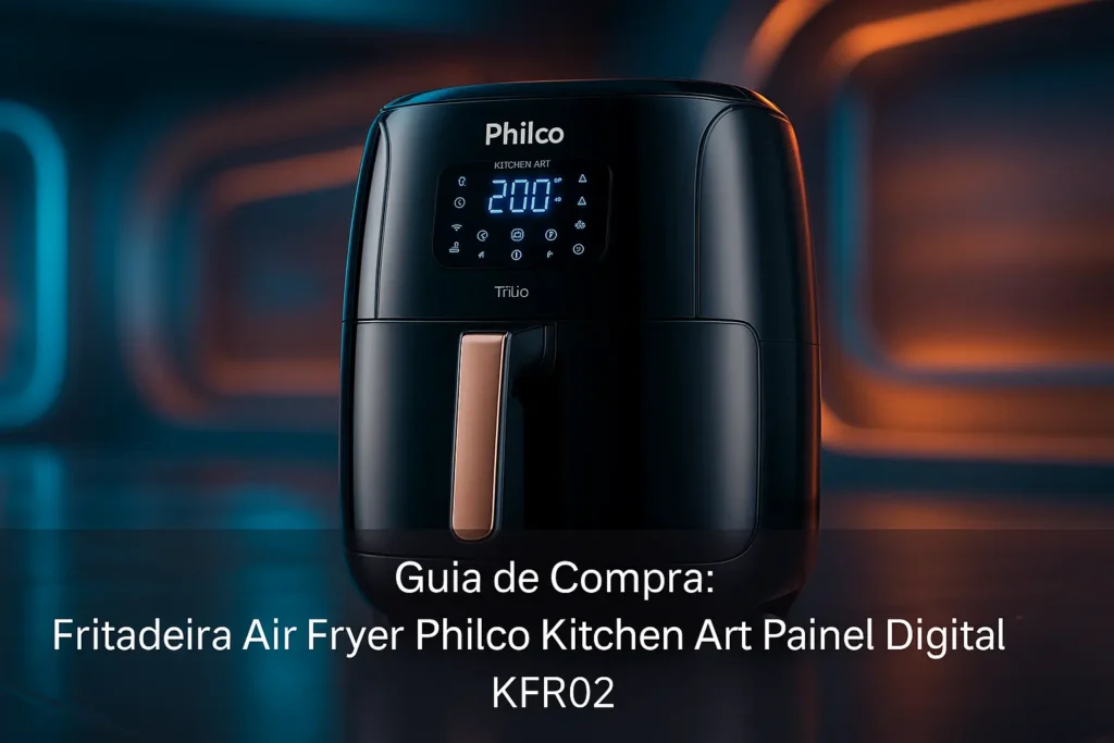 5 Melhores Fritadeiras Air Fryer Philco Kitchen Art Painel Digital KFR02