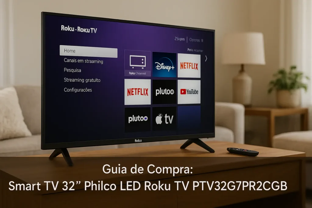 Guia de Compra: 5 Smart TVs 32 Philco com Roku e Dolby em 2025