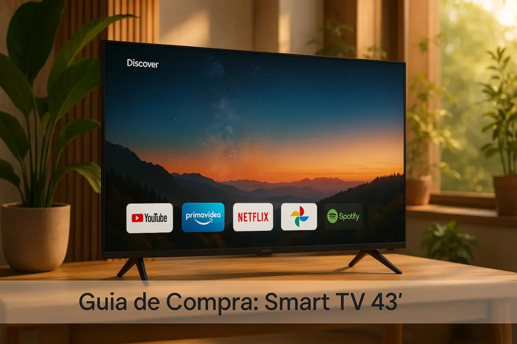 5 Melhores Smart TVs 43 Polegadas para o Dia a Dia