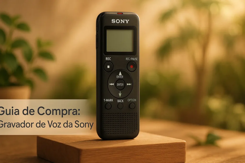 5 Melhores Gravadores de Voz da Sony para Comprar