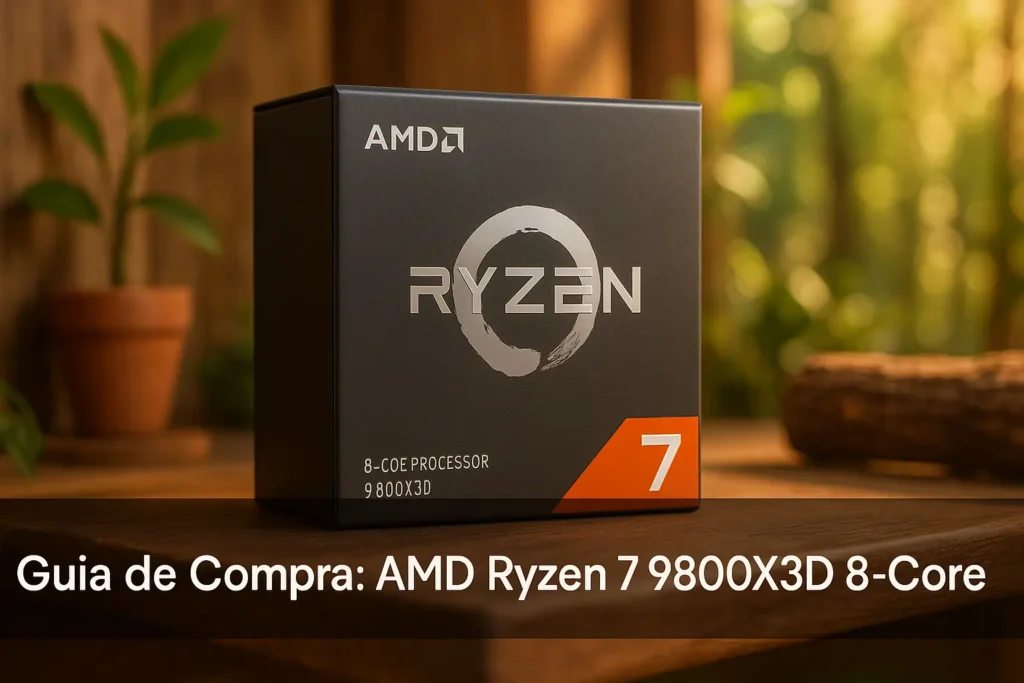 Guia de Compra: 5 Melhores AMD Ryzen 7 9800X3D 8-Core com Estoque no Brasil