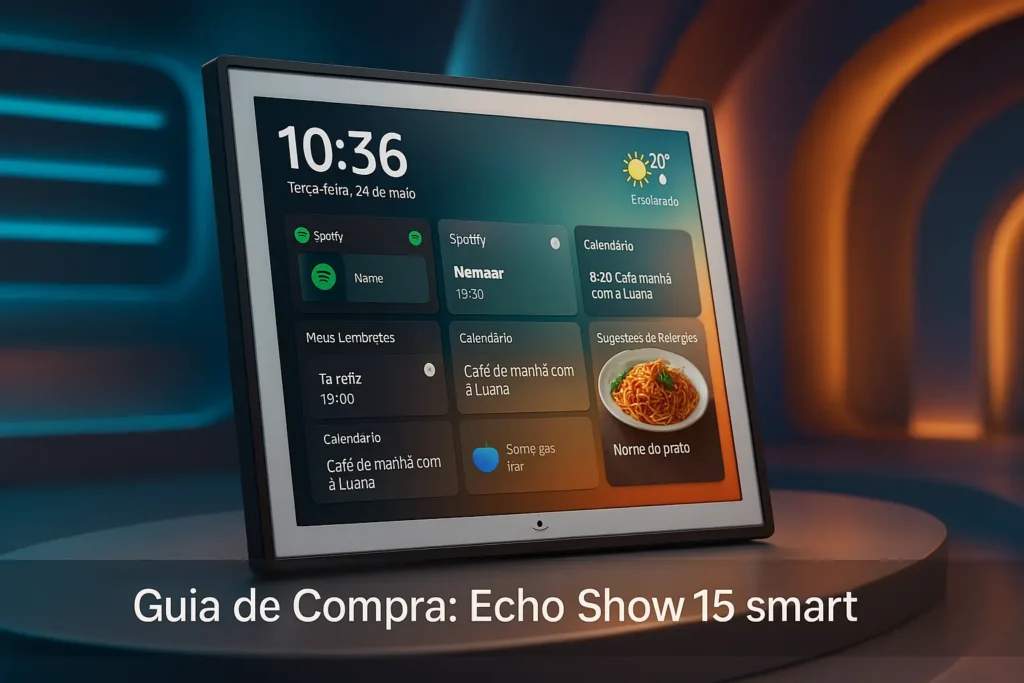 5 Melhores Echo Show 15 Smart que Realmente Valem a Pena