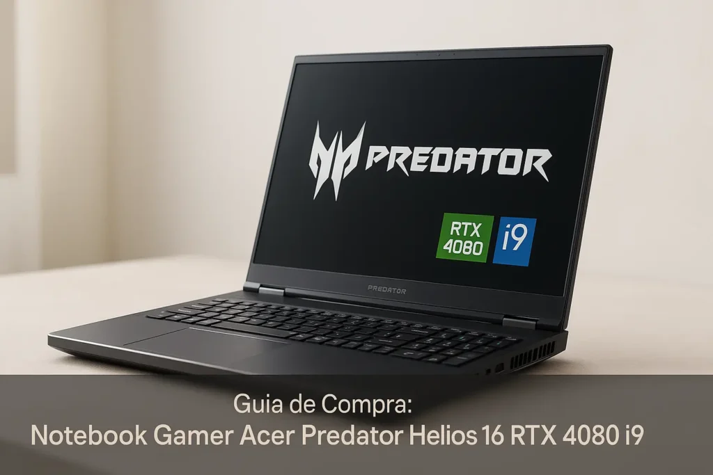 5 Melhores Notebook Gamer Acer Predator Helios 16 RTX 4080 i9