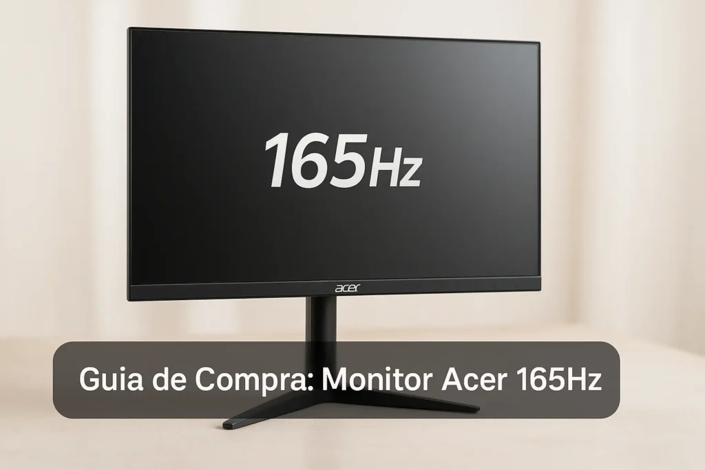 5 Melhores Monitores Acer 165Hz para Games Imersivos