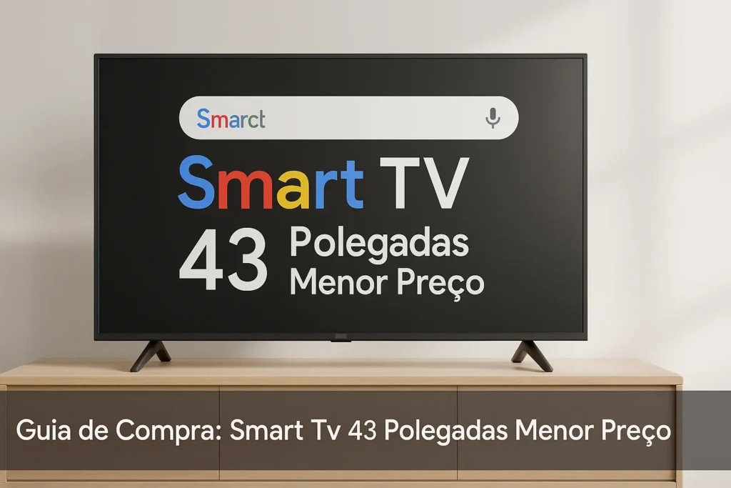 5 Melhores Smart TVs 43 Polegadas com Menor Preço