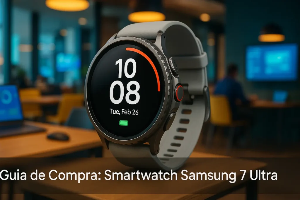 5 Smartwatch Samsung 7 Ultra com Recursos Premium