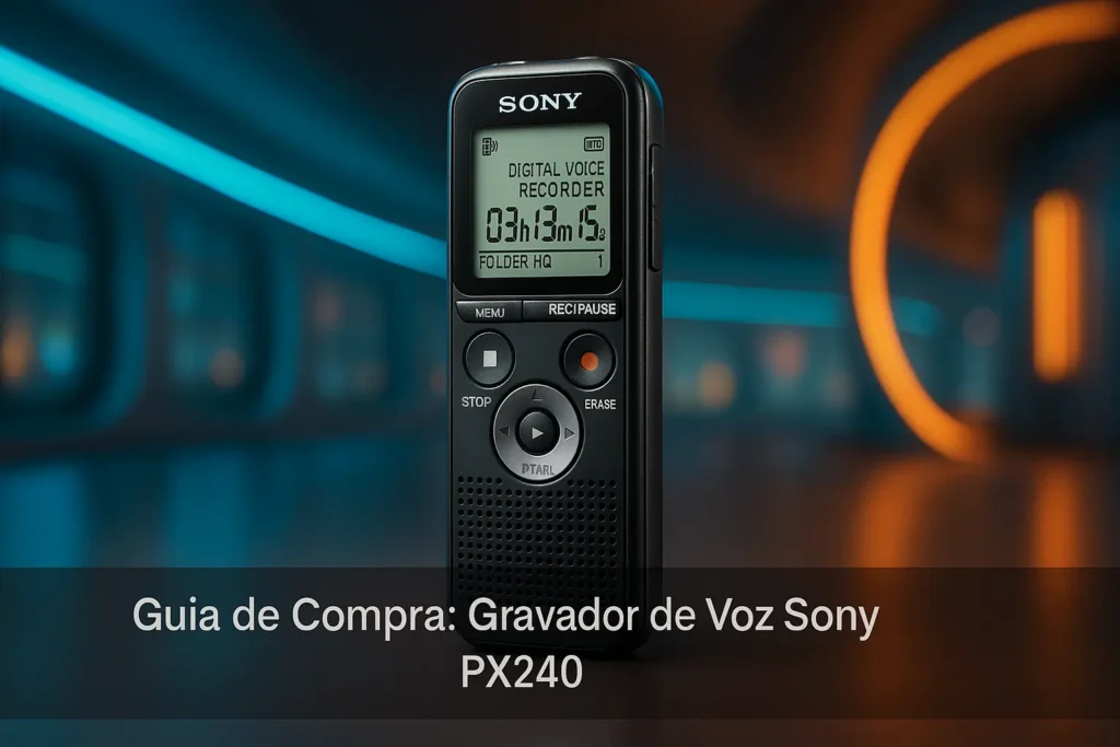 5 Melhores Gravadores de Voz Sony PX240 e Alternativas Incríveis