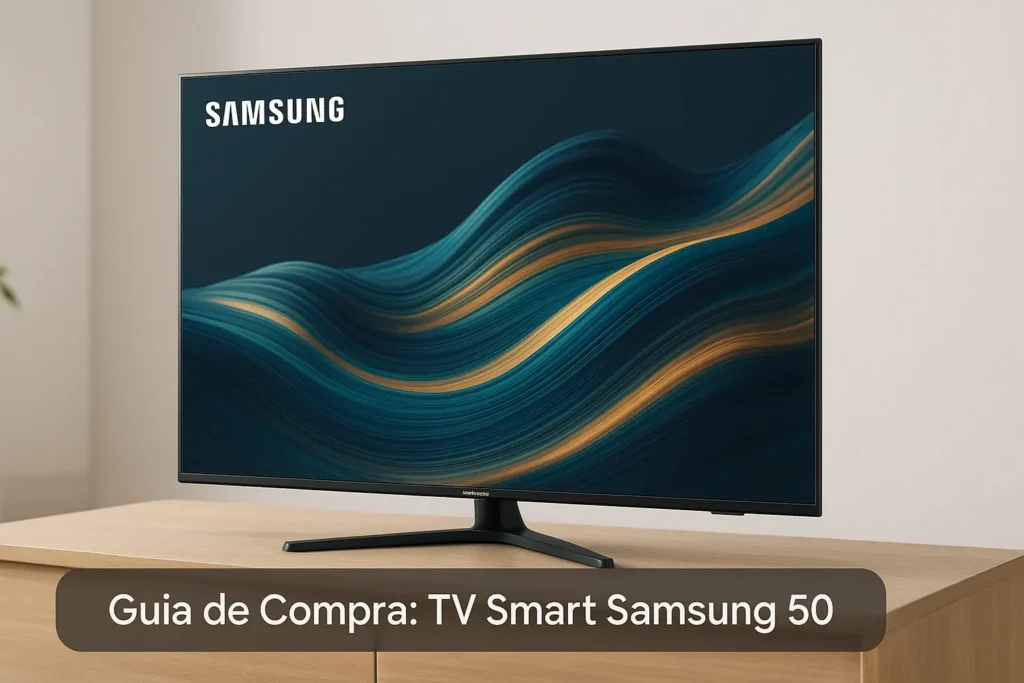 Compactas e surpreendentes: 5 melhores TV Smart Samsung 50 em 2025