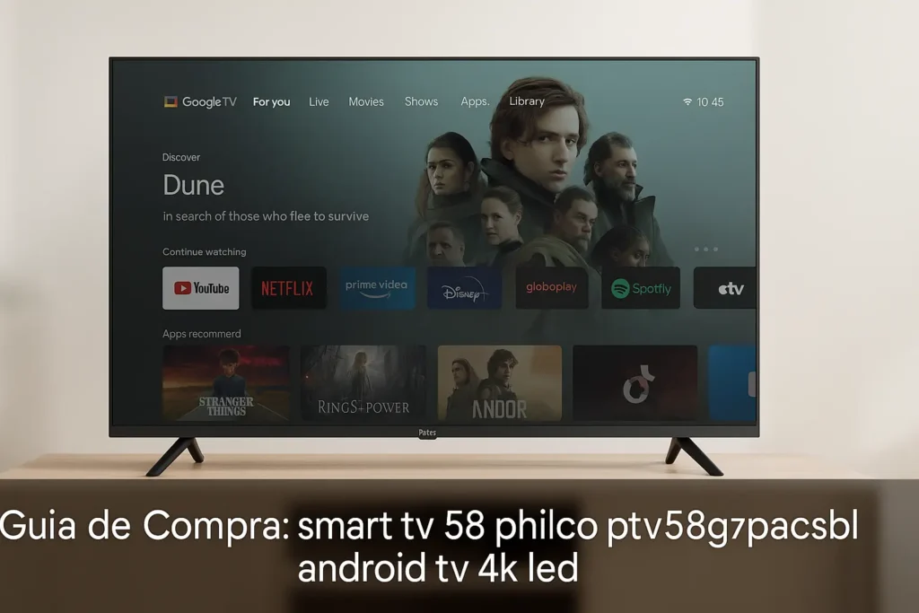 5 Melhores Smart TV 58 Philco com Android TV 4K LED