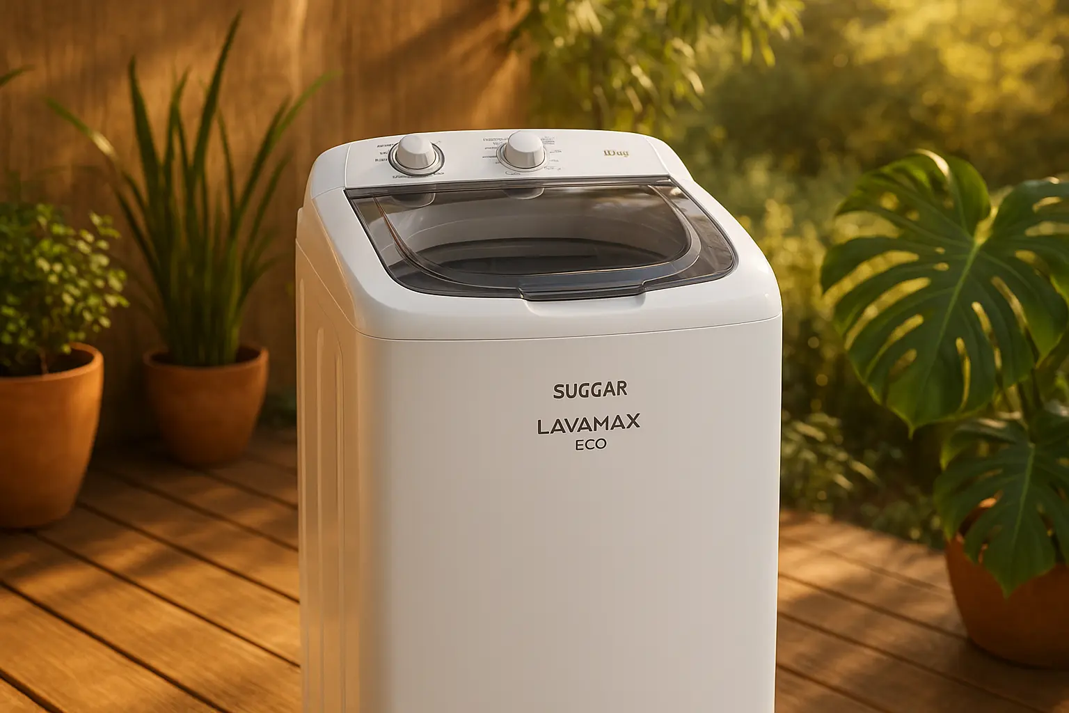 Suggar Lavadora Lavamax Eco 10kg com 10% OFF e retirada rápida na Amazon