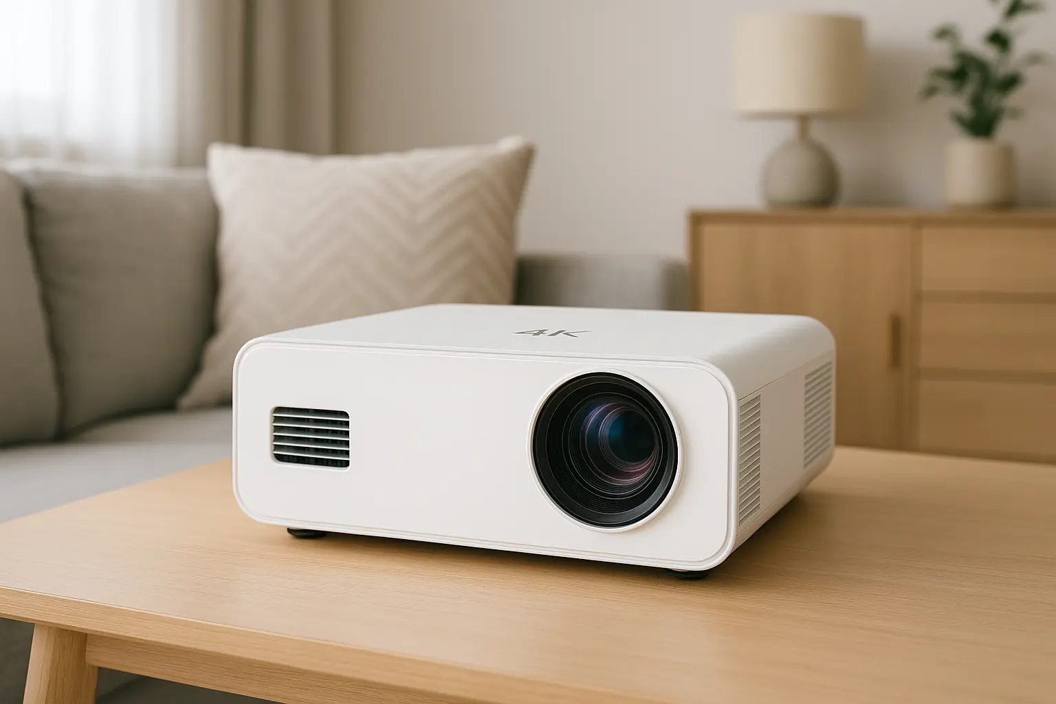 Projetor 4K em oferta relâmpago: 8% OFF até acabar