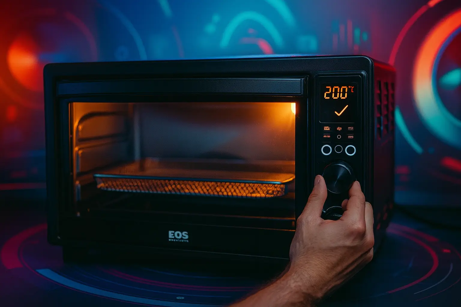 Forno e Fritadeira Air Fryer EOS 38L com 10% OFF em até 10x na Amazon; preço monitorado hoje