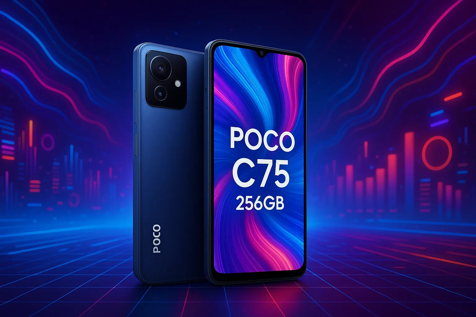 Descontos de até 60%: 6 Poco C75 256GB 8 RAM em oferta especial