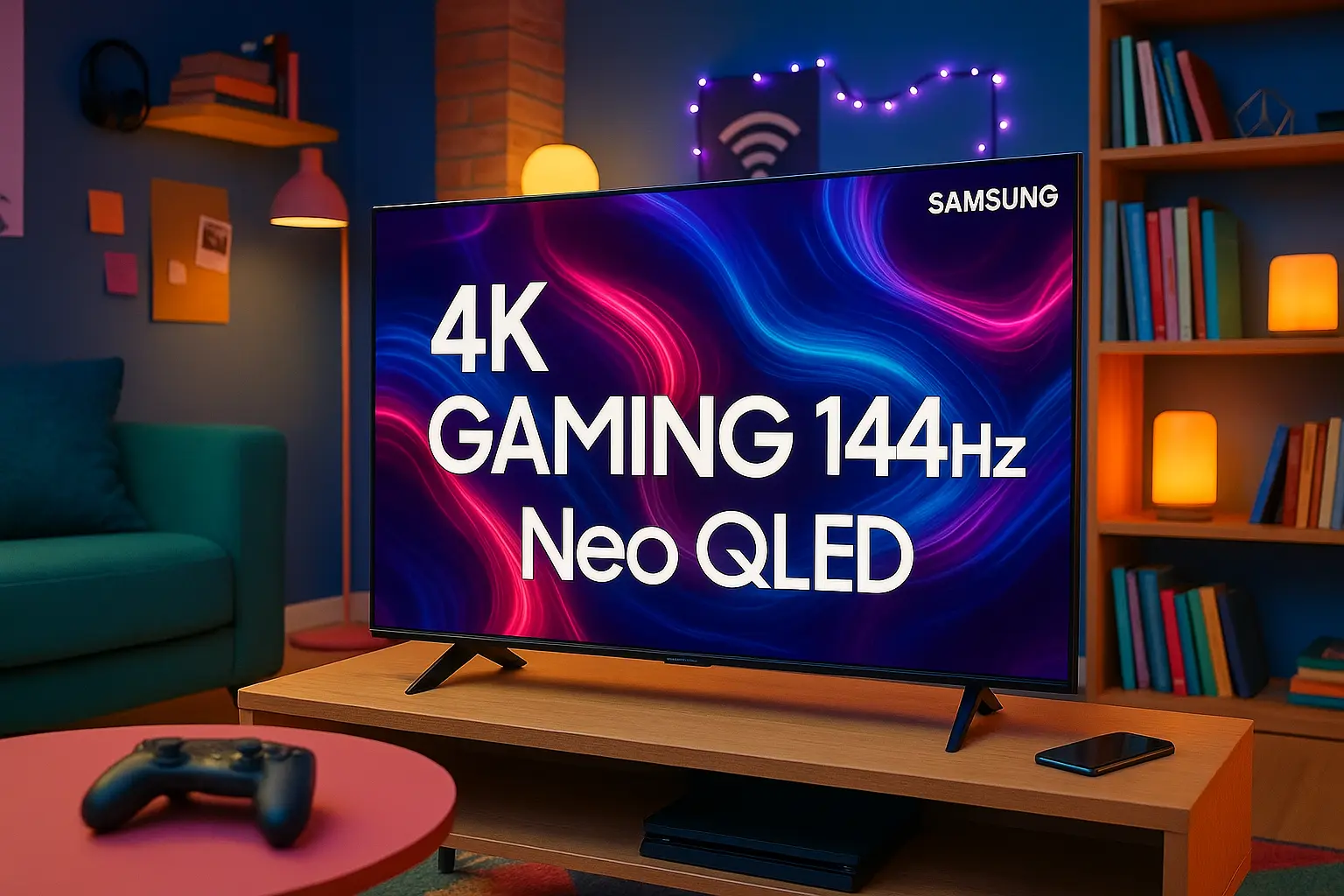 Smart TV 43 4K Neo QLED Samsung Gaming 144Hz até R$3.590: 6 escolhas com avaliações ★4,5