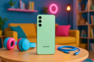 6 celulares da Samsung A55 prontos para viagem com bateria duradoura