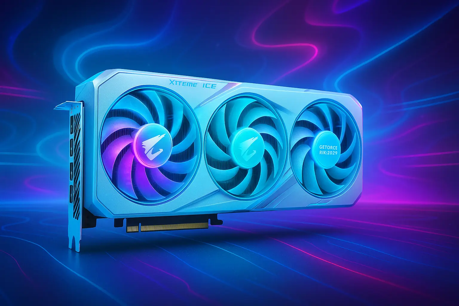 6 Aorus Geforce RTX 4080 Super Xtreme Ice 16G prontos para viagem com bateria duradoura