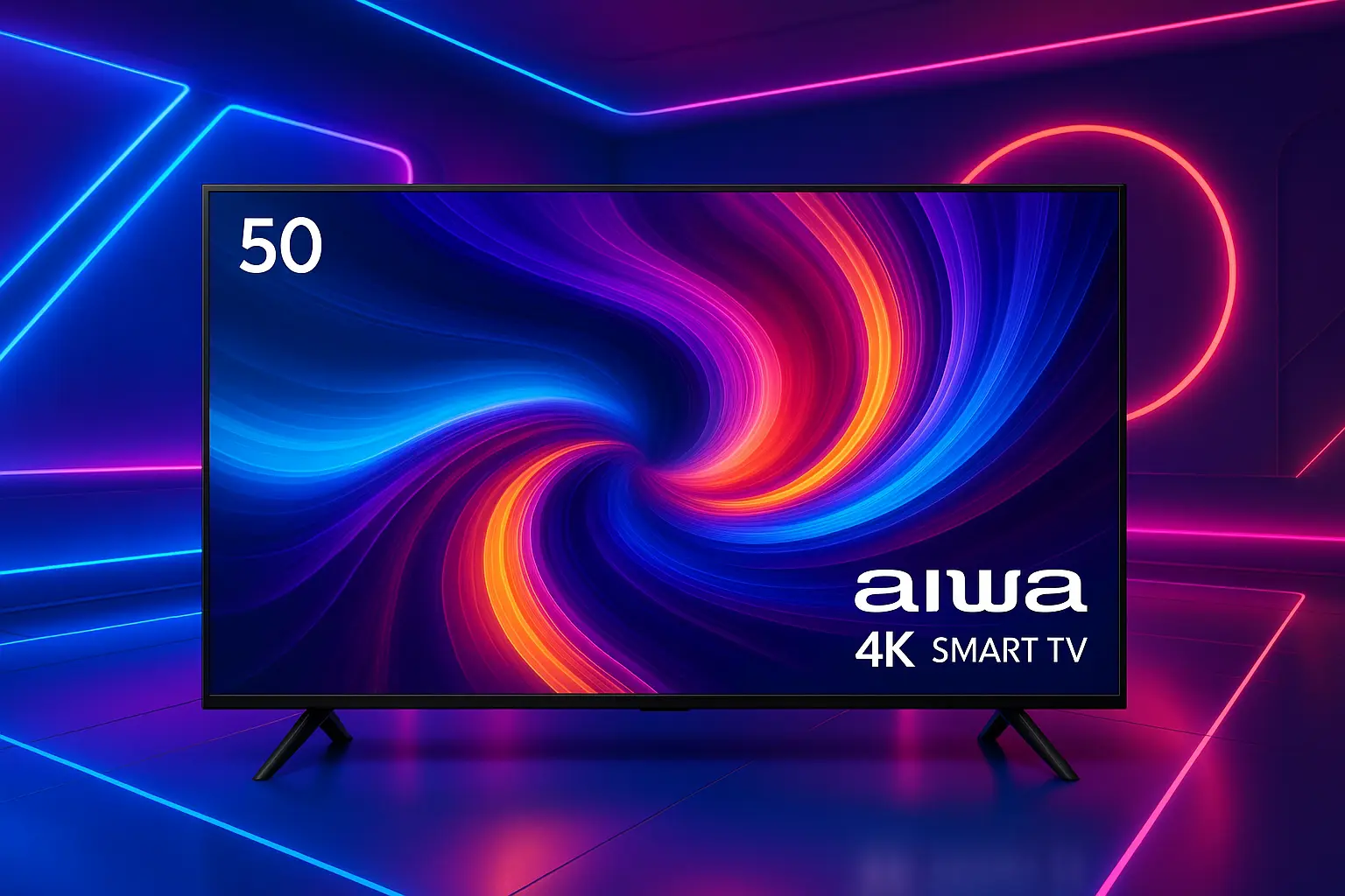 6 Smart TV 50 Aiwa 4K resistentes à água para aventuras